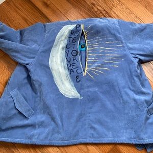 Hand painted one of a kind “Protect Your Peace”